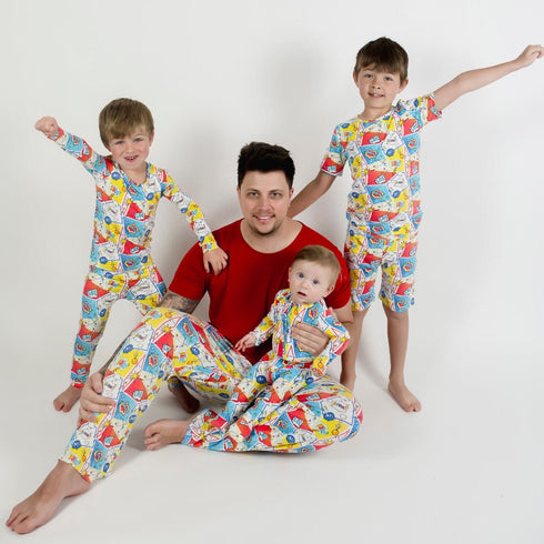 comic-hero-bamboo-mens-pajama-set- - Sophia's Style -10